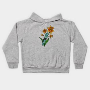 March Flowers Kids Hoodie